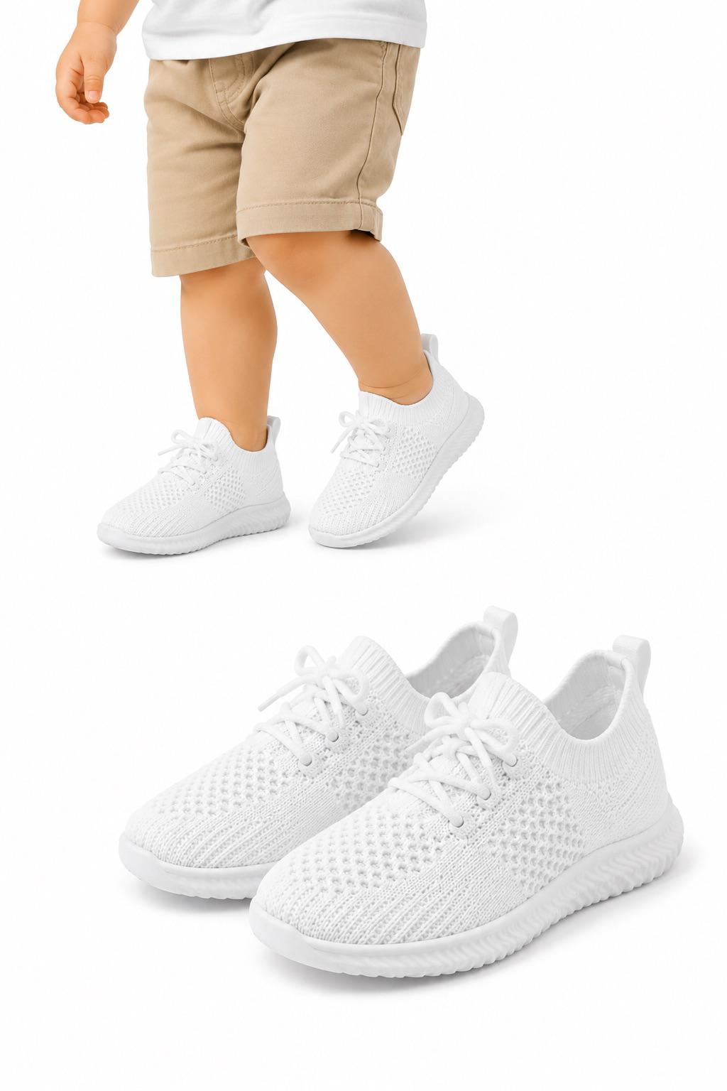 Zapatos blancos para niños