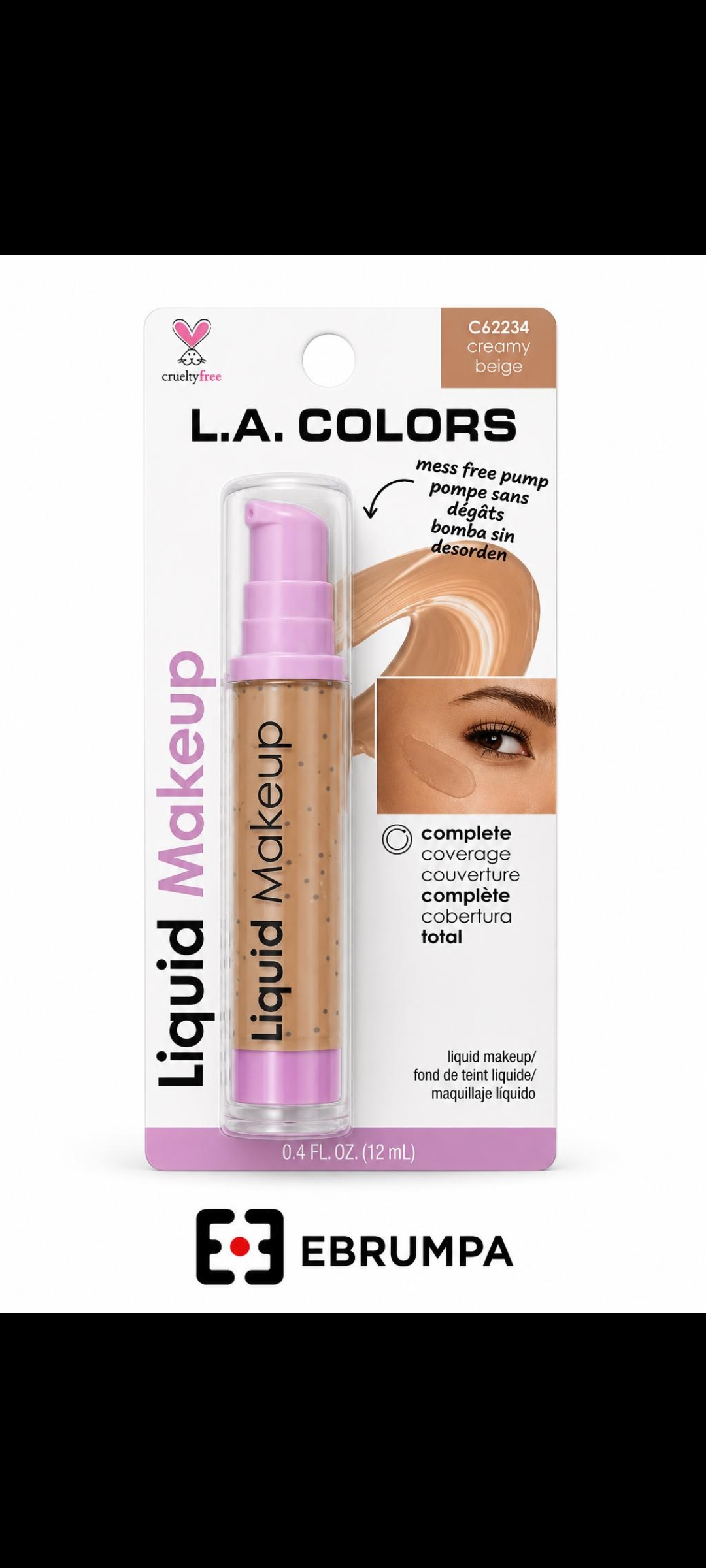 L.A. Colors Liquid Makeup – Creamy Beige