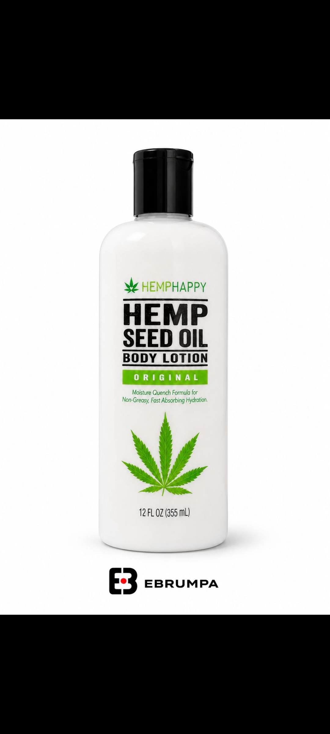 🌿 HEMPHAPPY Hemp Seed Oil Body Lotion – Original
