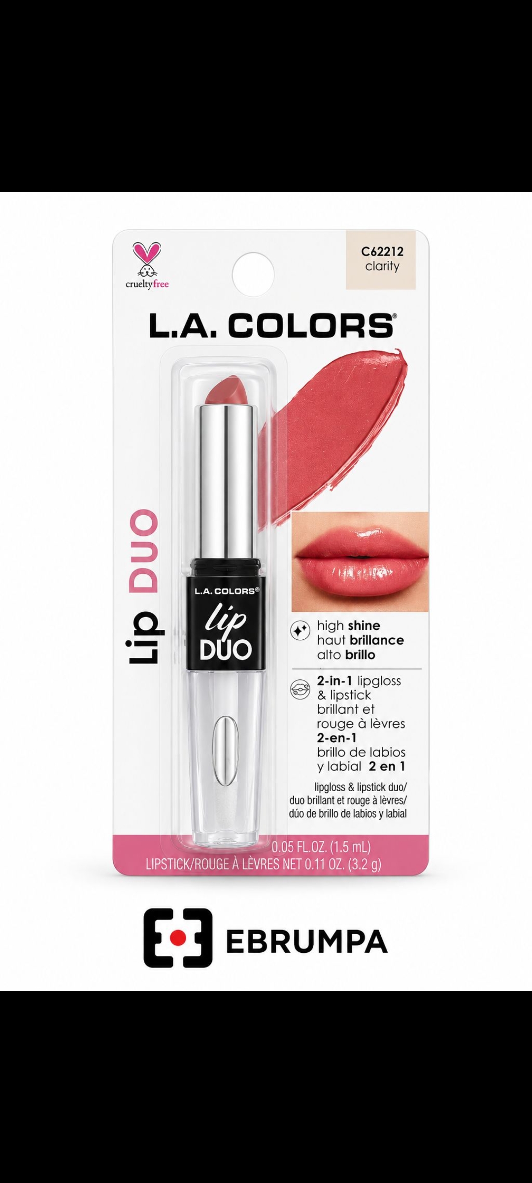 L.A. COLORS Lip Duo – Tono Clarity 2.1