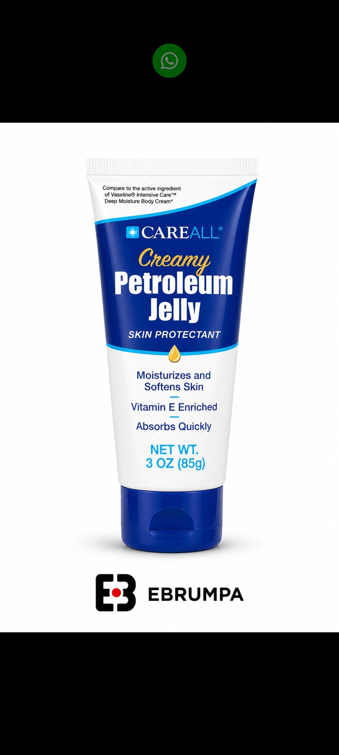 CareAll Creamy Petroleum Jelly con Vitamina E